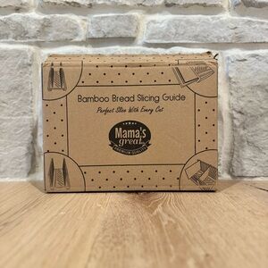 Brand New- “Mamas Great” Bamboo Bread Slicing Guide